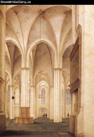 Pieter Jansz Saenredam The Buurkerk at Utrecht